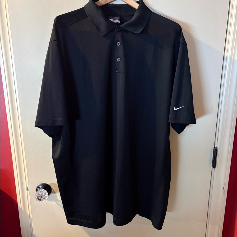 Nike Men's 3xl Classic Black Golf Polo Shirt